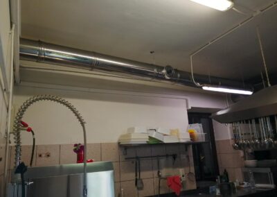 PULIZIA ABBATTITORE E CANNA FUMARIA PIZZERIA